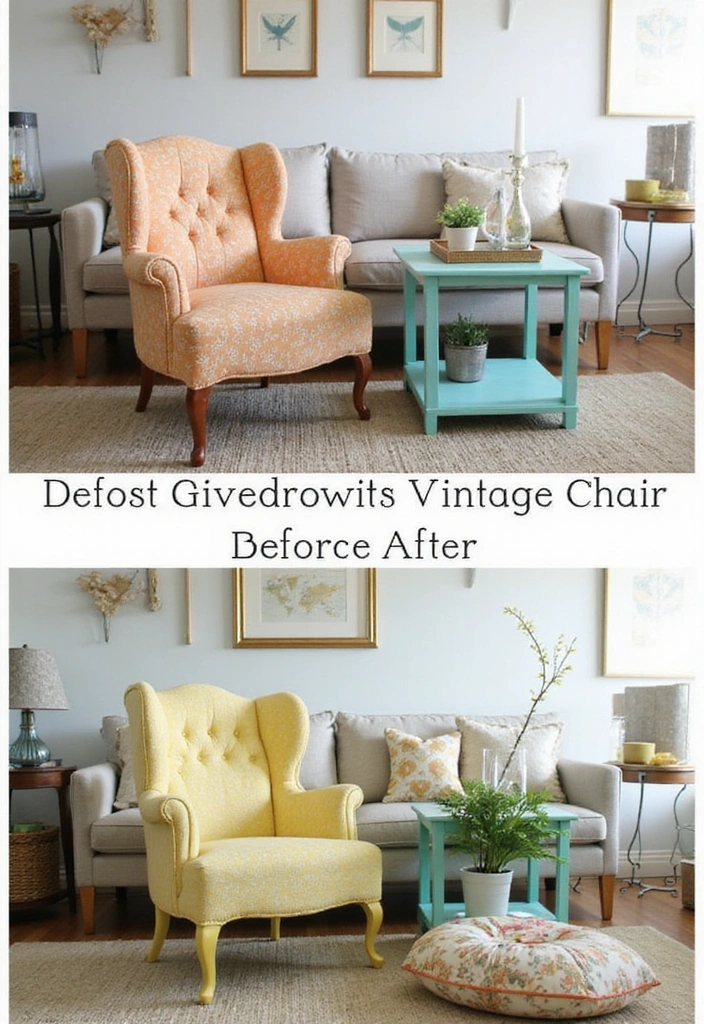 14 Creative DIY Home Makeovers Under $100 (You Won't Believe #10!) - 1. Upcycled Furniture: A New Life for Old Pieces