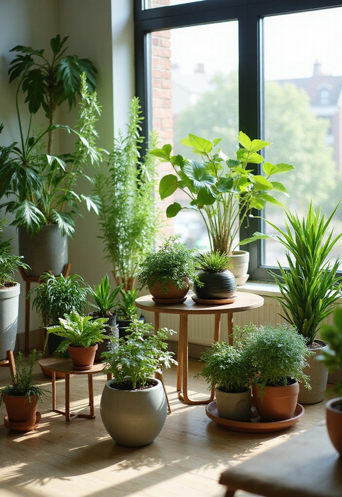 14 Creative DIY Home Makeovers Under $100 (You Won't Believe #10!) - 8. Garden Glory: Indoor Plant Displays