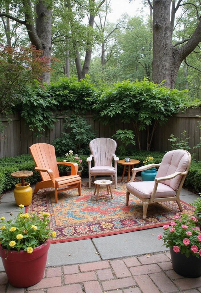 18 Jaw-Dropping Eclectic Apartment Decor Ideas to Mix Vintage Finds with Modern Touches! - 15. Eclectic Outdoor Spaces