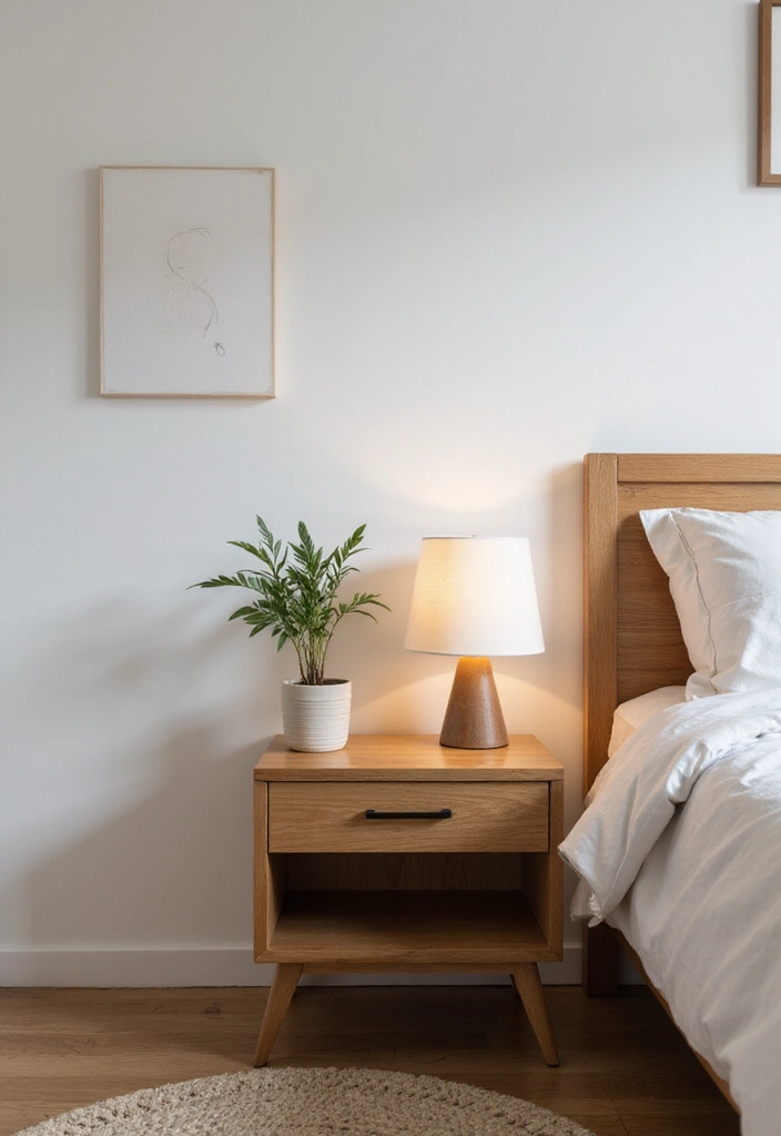 12 Minimalist Botanical Bedroom Ideas That Are Both Chic and Calming! - 10. Keep Surfaces Clear