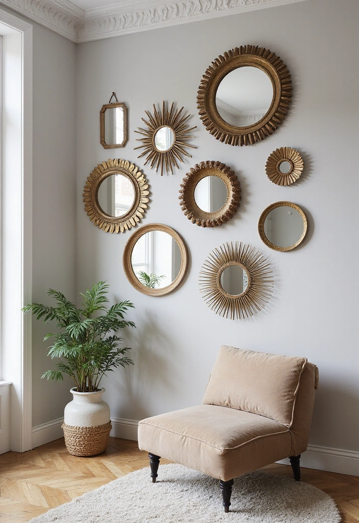 14 Creative DIY Home Makeovers Under $100 (You Won't Believe #10!) - 10. Mirrored Magic: Illusions of Space