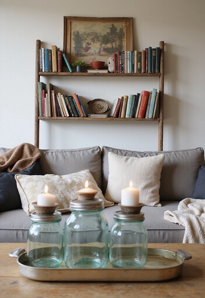 18 Jaw-Dropping Eclectic Apartment Decor Ideas to Mix Vintage Finds with Modern Touches! - 14. Repurposed Vintage Items