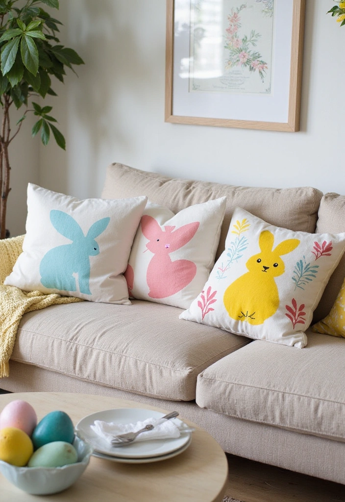 10 Must-Have Home Easter Gifts Decorations on Amazon That Will Make Your Holiday Shine! - 6. Easter-Themed Decorative Pillows