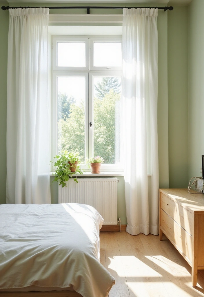 12 Minimalist Botanical Bedroom Ideas That Are Both Chic and Calming! - 1. Embrace Natural Light