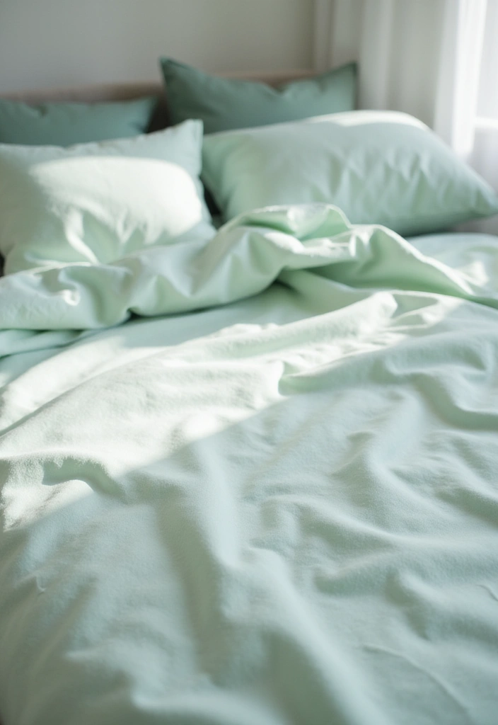 12 Minimalist Botanical Bedroom Ideas That Are Both Chic and Calming! - 9. Opt for Simple Bedding
