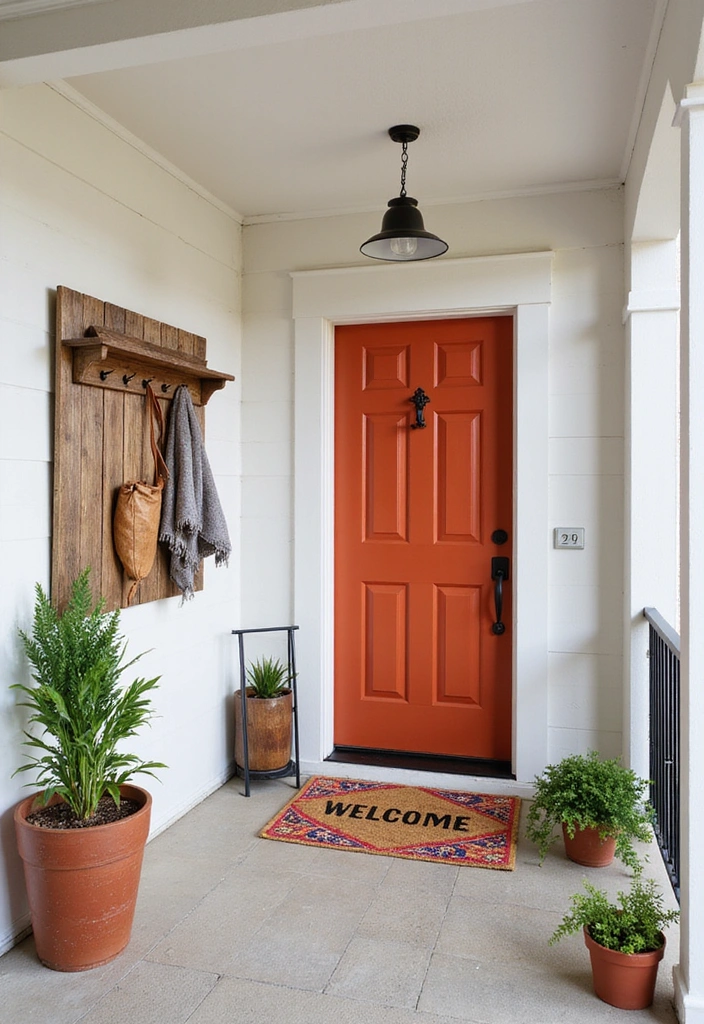 14 Creative DIY Home Makeovers Under $100 (You Won't Believe #10!) - 4. Refreshing Your Entryway: First Impressions Matter