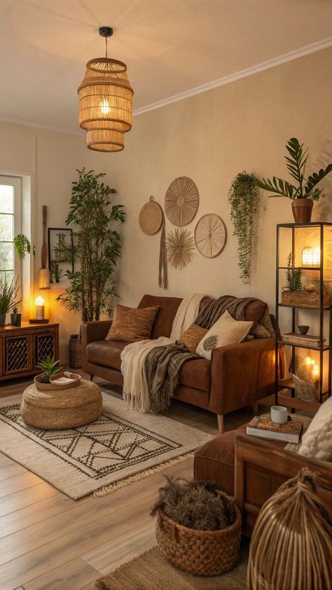 8 Simple Home Aesthetic DIYs for a Personalized Touch (Your Home Will Thank You!) - 5. Bohemian Living Room